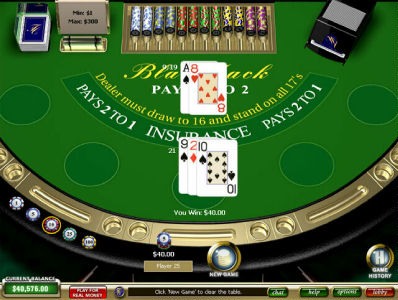 casino tropez Blackjack table